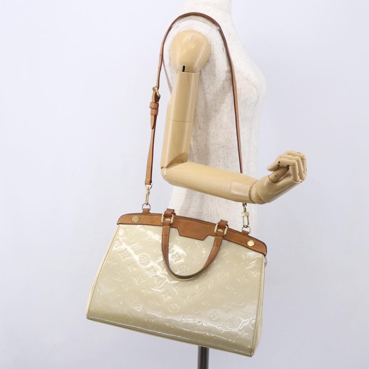 LOUIS VUITTON Monogram Vernis Blair MM Bag 2way Broncorail M91456 LV Auth 155014