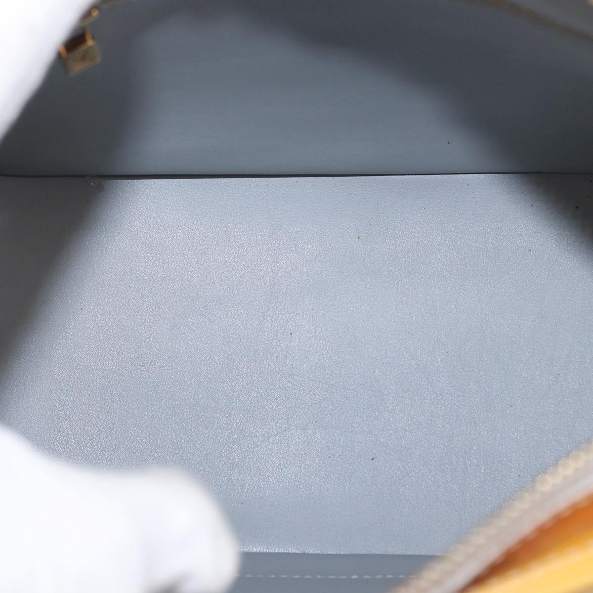 LOUIS VUITTON Monogram Vernis Houston Hand Bag Gris M91053 LV Auth 155015