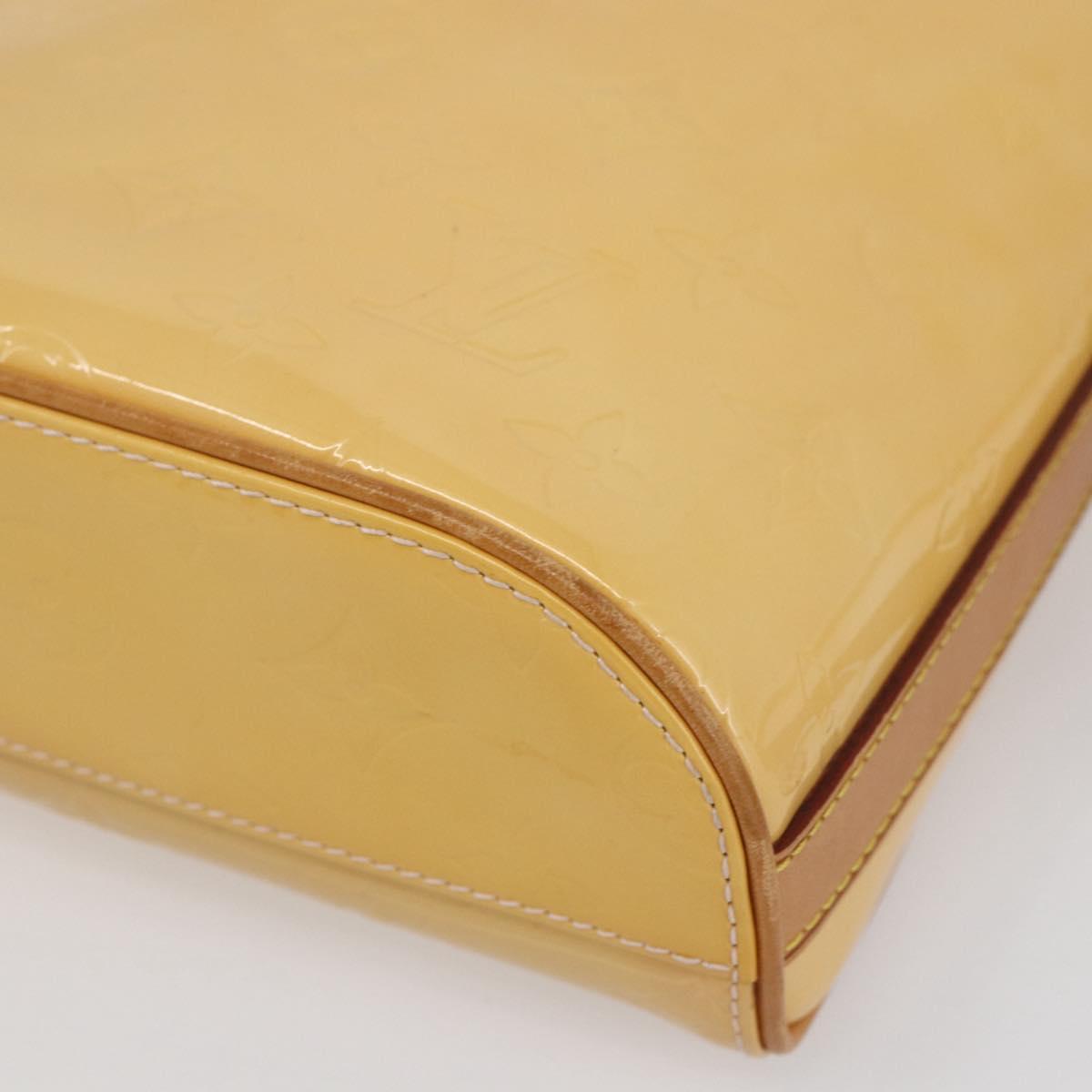 LOUIS VUITTON Vernis Sullivan Vertical Bag Marshmallow Pink M91298 Auth 155018