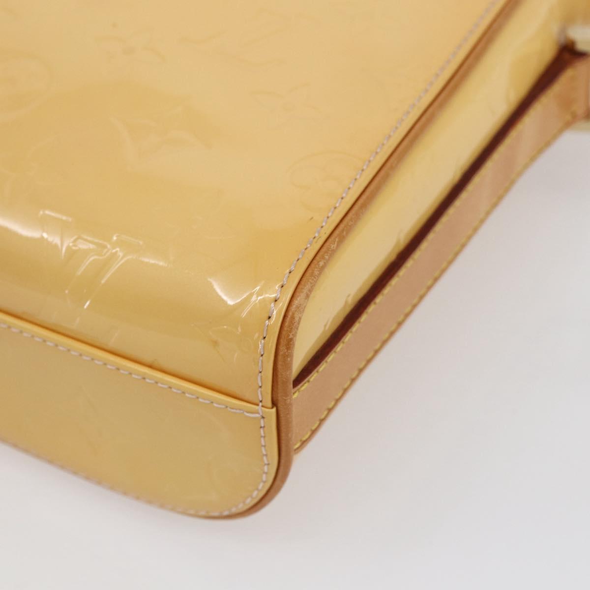 LOUIS VUITTON Vernis Sullivan Vertical Bag Marshmallow Pink M91298 Auth 155018