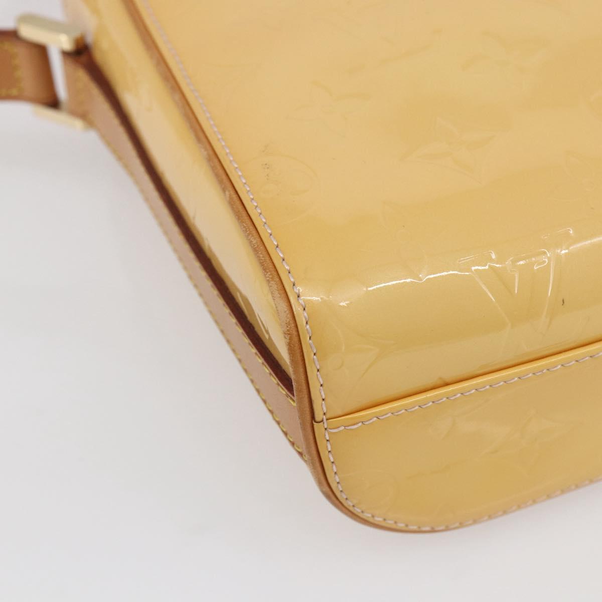 LOUIS VUITTON Vernis Sullivan Vertical Bag Marshmallow Pink M91298 Auth 155018