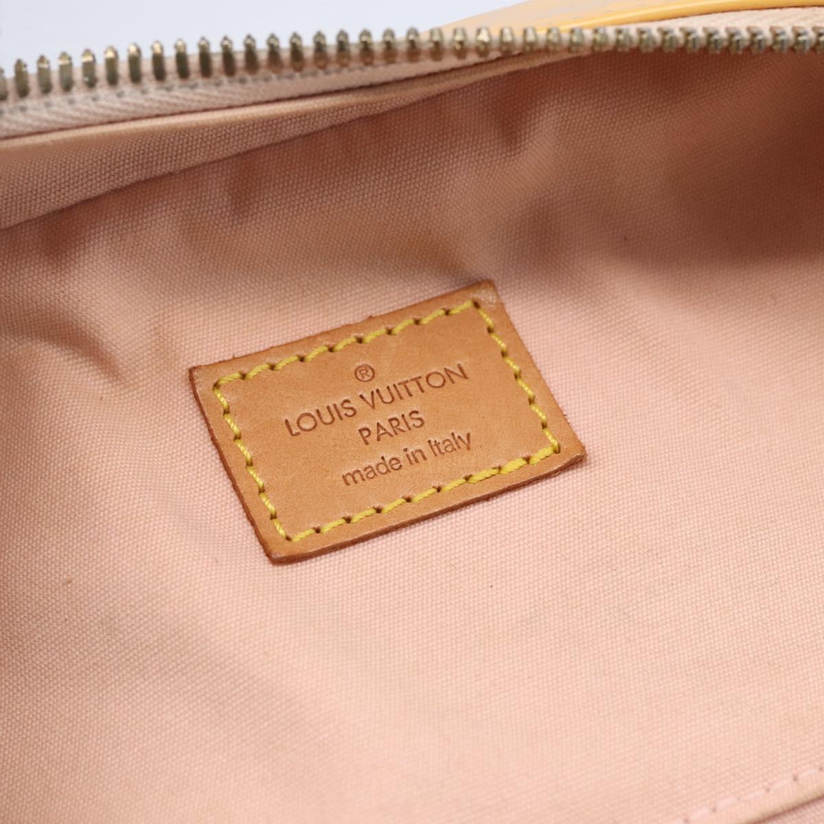 LOUIS VUITTON Vernis Sullivan Vertical Bag Marshmallow Pink M91298 Auth 155018