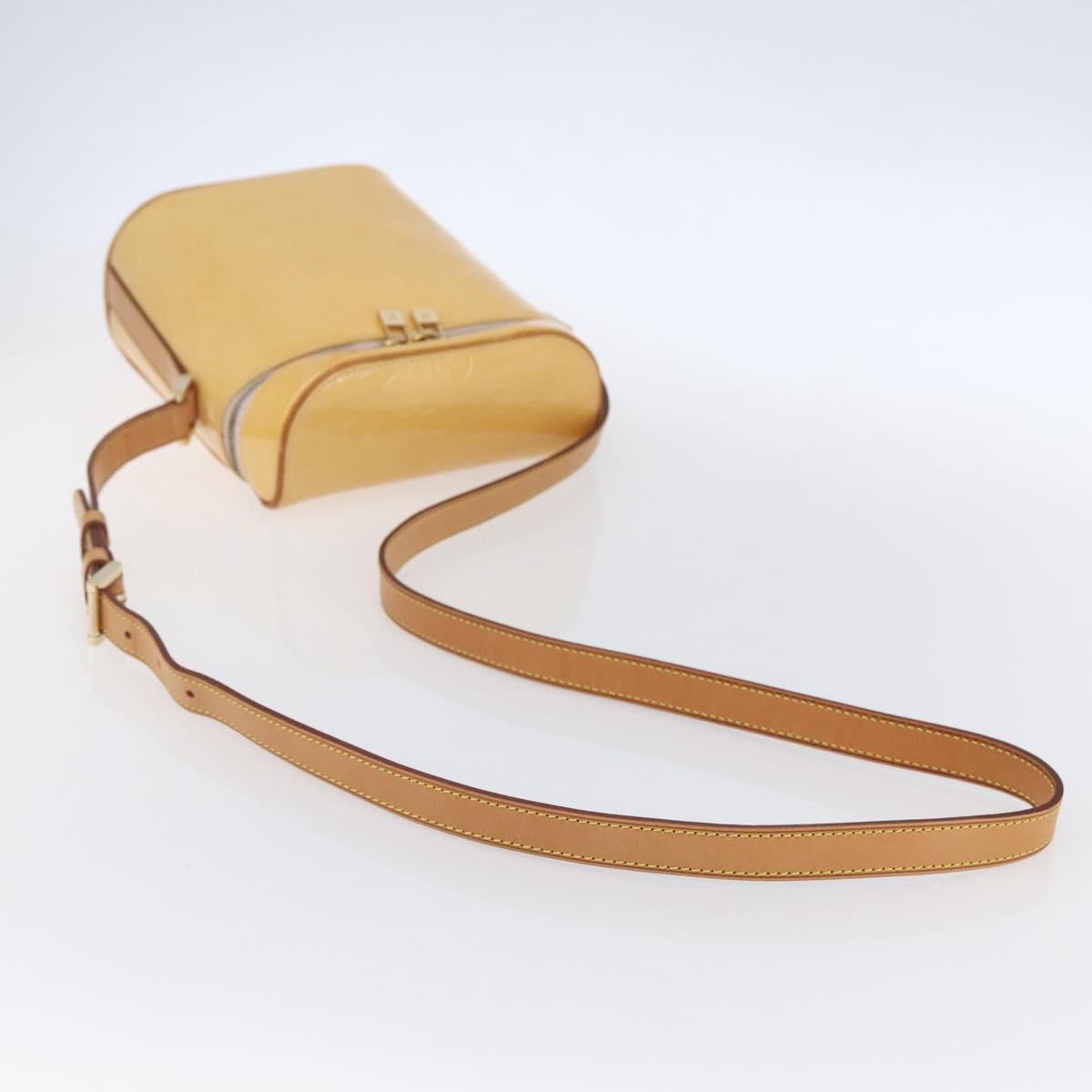 LOUIS VUITTON Vernis Sullivan Vertical Bag Marshmallow Pink M91298 Auth 155018