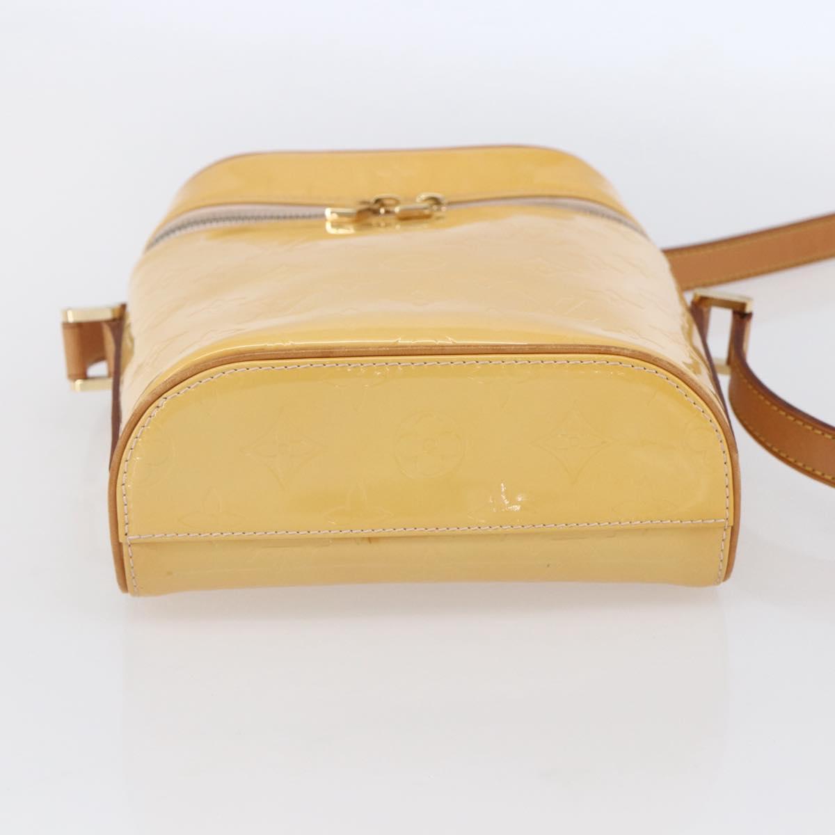 LOUIS VUITTON Vernis Sullivan Vertical Bag Marshmallow Pink M91298 Auth 155018