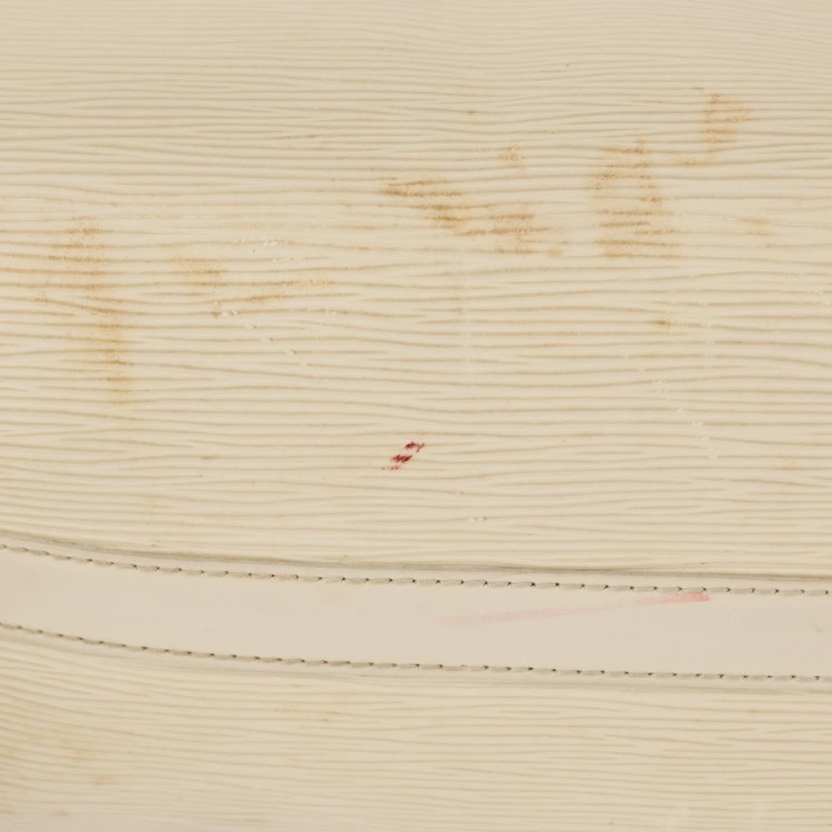 LOUIS VUITTON Epi Speedy 25 Hand Bag White Yvoire M5923J LV Auth 155022