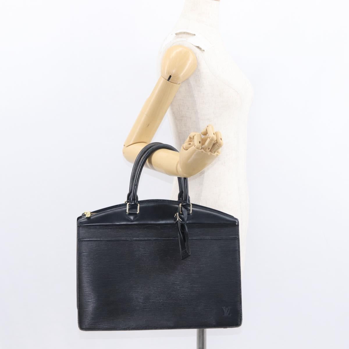 LOUIS VUITTON Epi Riviera Hand Bag Noir Black M48182 LV Auth 155023