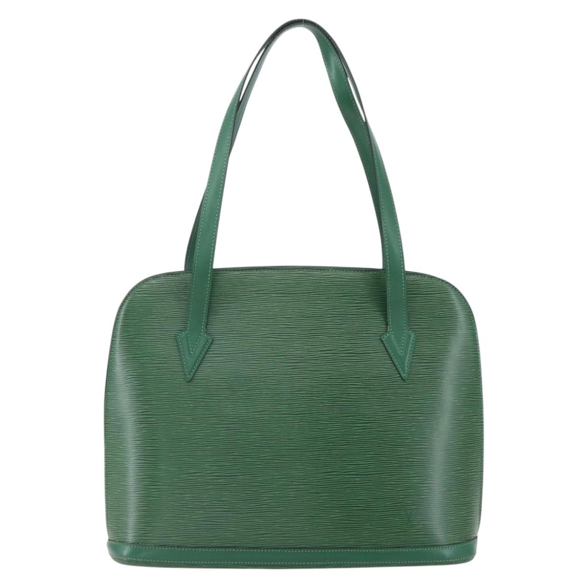 LOUIS VUITTON Epi Lussac Shoulder Bag Green M52284 LV Auth 155025
