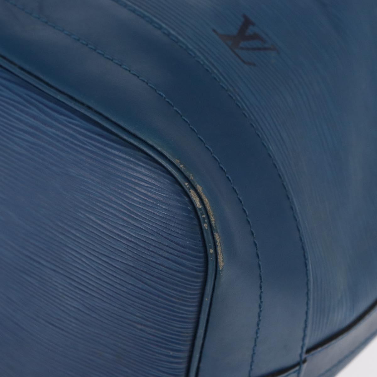 LOUIS VUITTON Epi Noe Shoulder Bag Toledo Blue M44005 LV Auth 155026