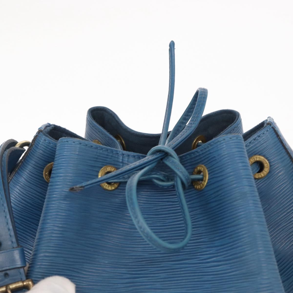 LOUIS VUITTON Epi Noe Shoulder Bag Toledo Blue M44005 LV Auth 155026