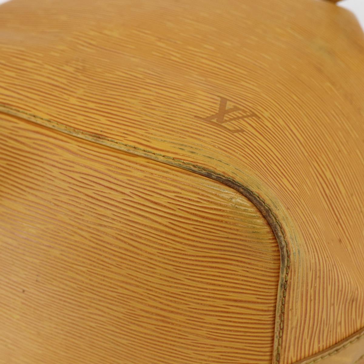 LOUIS VUITTON Epi Petit Noe Shoulder Bag Yellow M44109 LV Auth 155027