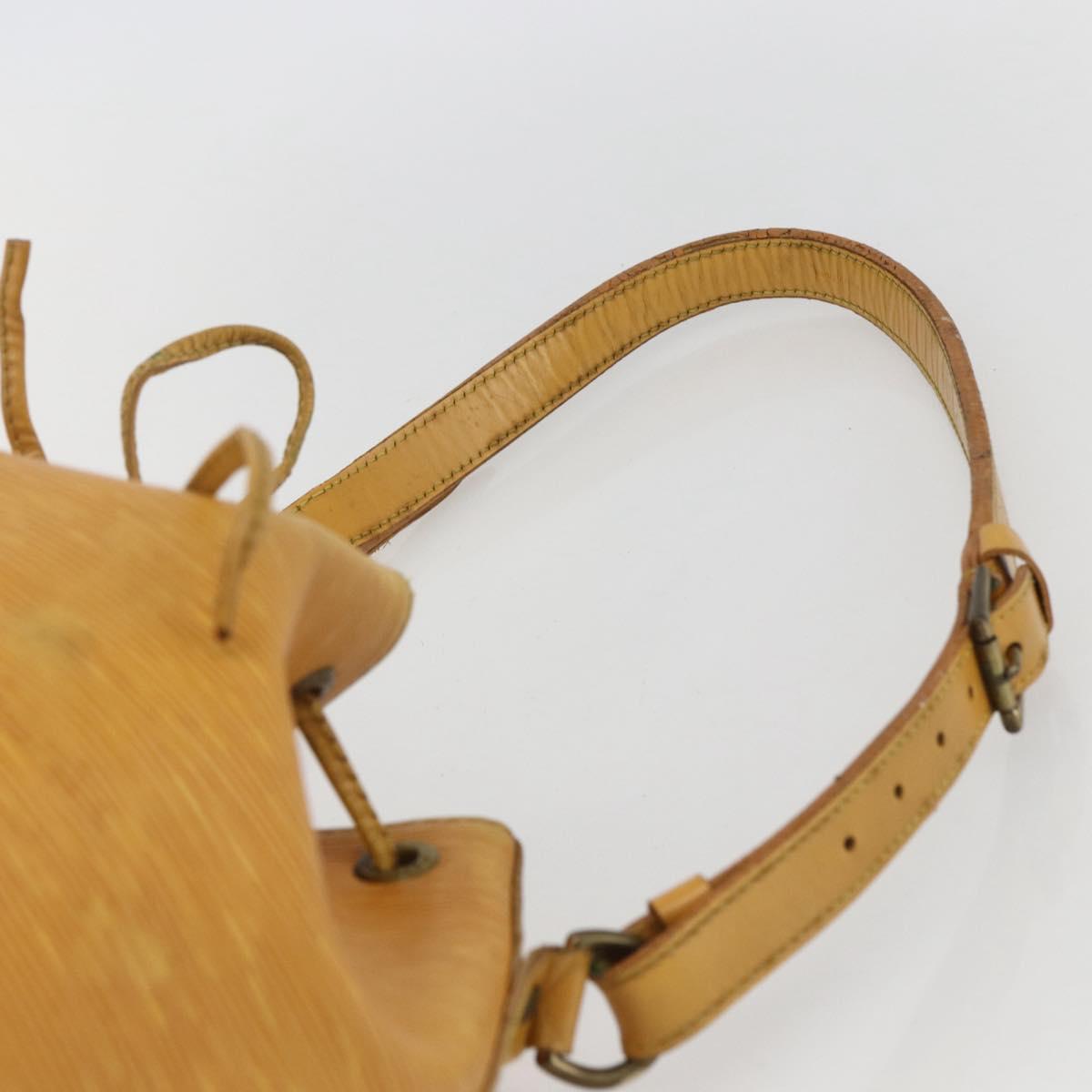 LOUIS VUITTON Epi Petit Noe Shoulder Bag Yellow M44109 LV Auth 155027