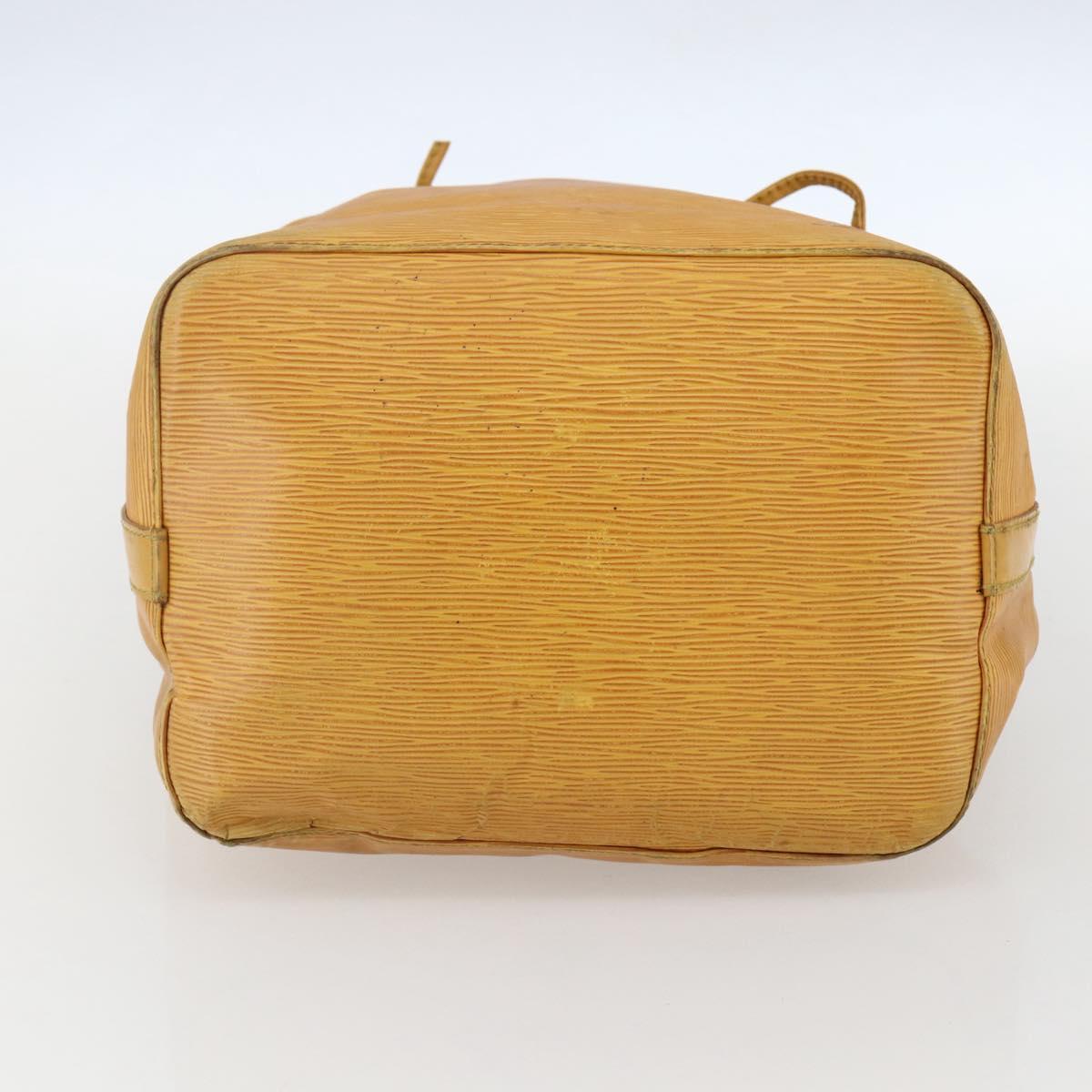 LOUIS VUITTON Epi Petit Noe Shoulder Bag Yellow M44109 LV Auth 155027