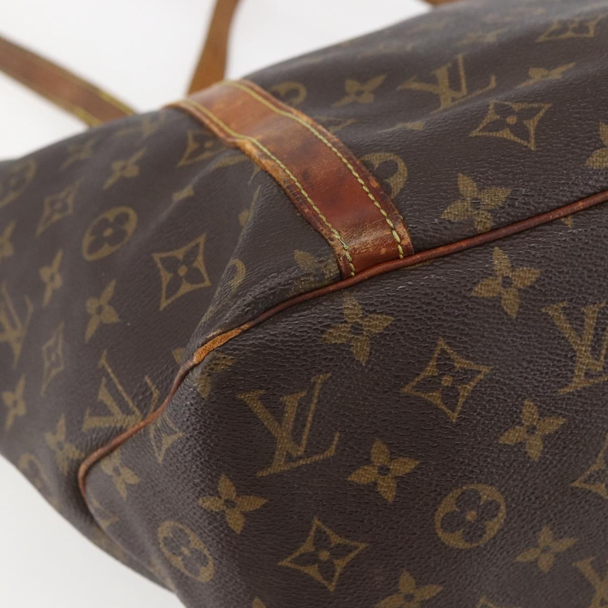 LOUIS VUITTON Monogram Sac Shopping Tote Bag M51108 LV Auth 155034