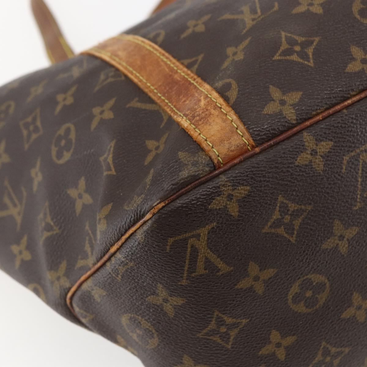 LOUIS VUITTON Monogram Sac Shopping Tote Bag M51108 LV Auth 155034