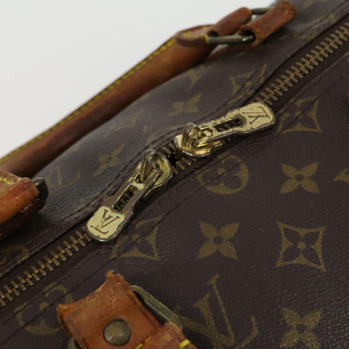 LOUIS VUITTON Monogram Keepall 50 Boston Bag M41426 LV Auth 155038