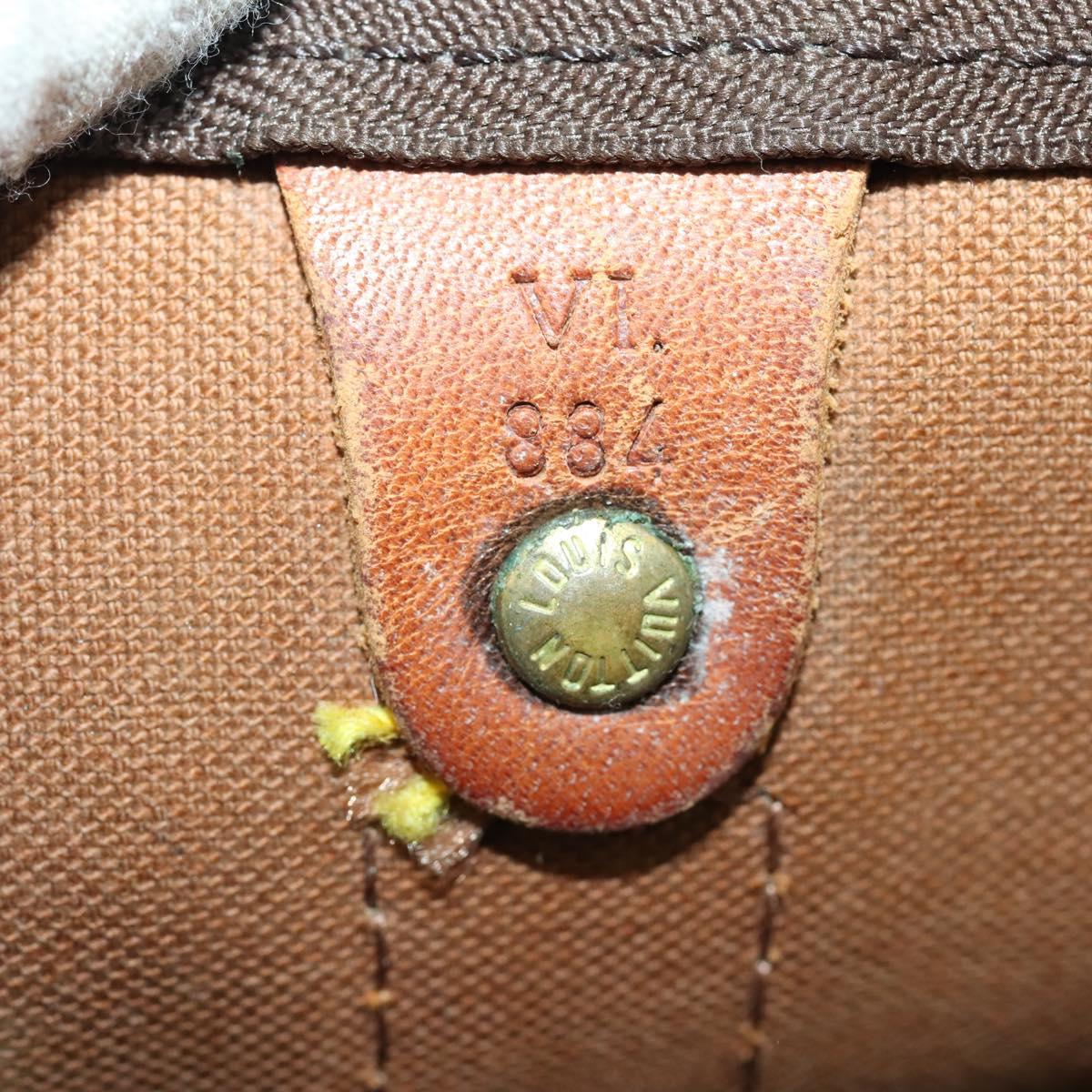 LOUIS VUITTON Monogram Keepall 50 Boston Bag M41426 LV Auth 155038