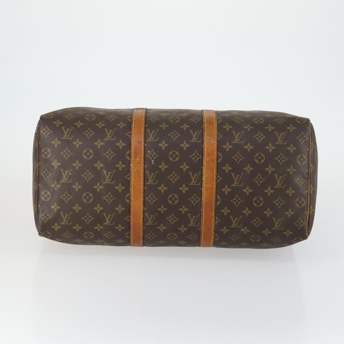 LOUIS VUITTON Monogram Keepall 50 Boston Bag M41426 LV Auth 155038