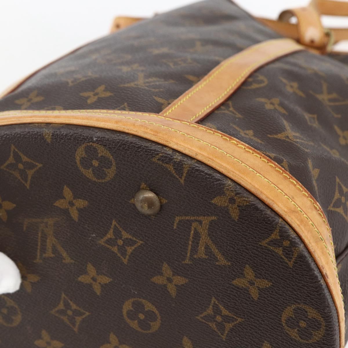 LOUIS VUITTON Monogram Bucket GM Shoulder Bag M42236 LV Auth 155041