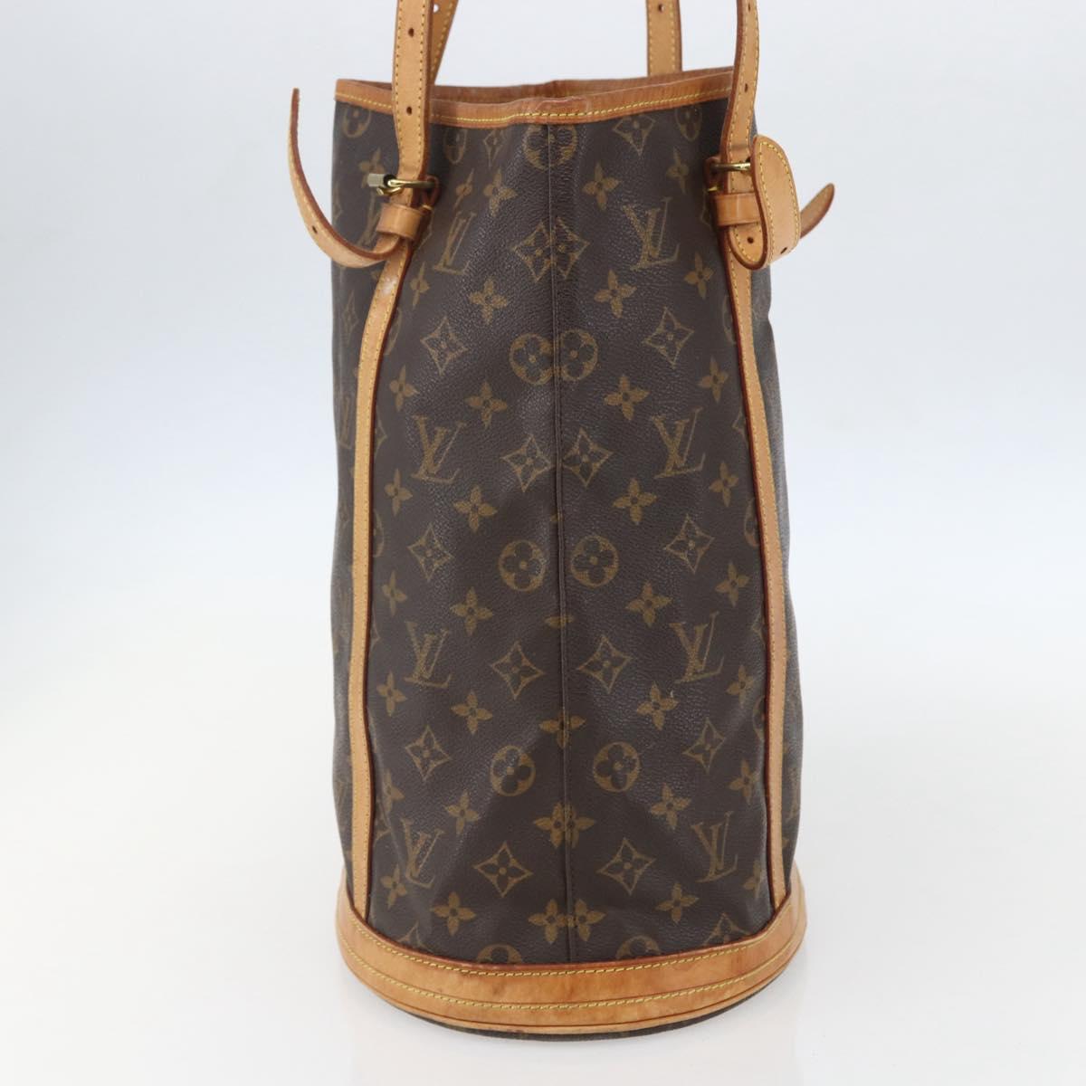 LOUIS VUITTON Monogram Bucket GM Shoulder Bag M42236 LV Auth 155041