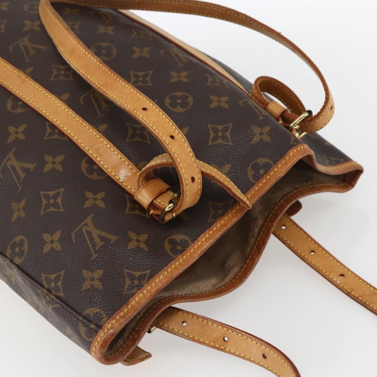 LOUIS VUITTON Monogram Bucket GM Shoulder Bag M42236 LV Auth 155041