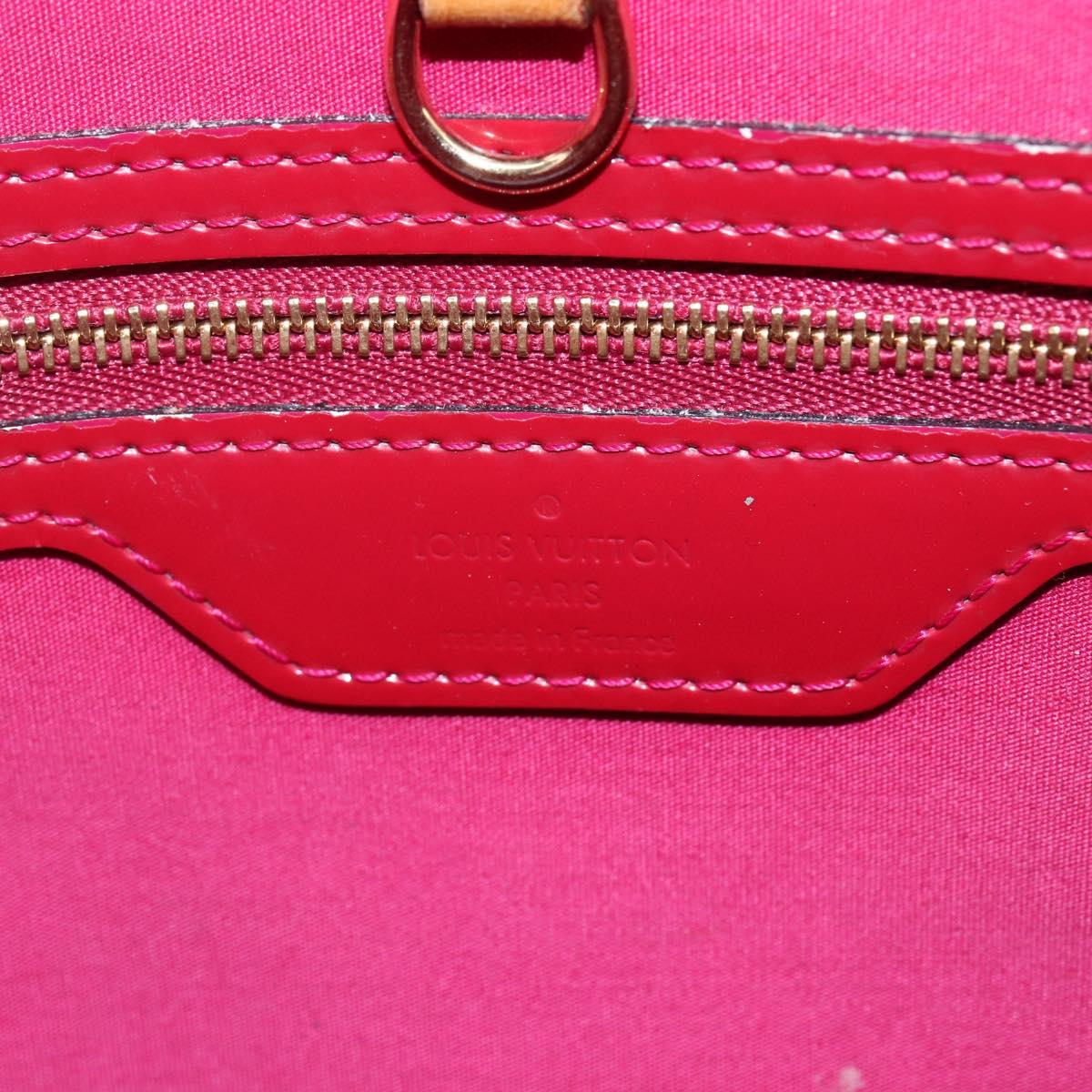 LOUIS VUITTON Monogram Vernis Catalina NS Bag Rose Andian M90013 LV Auth 155043