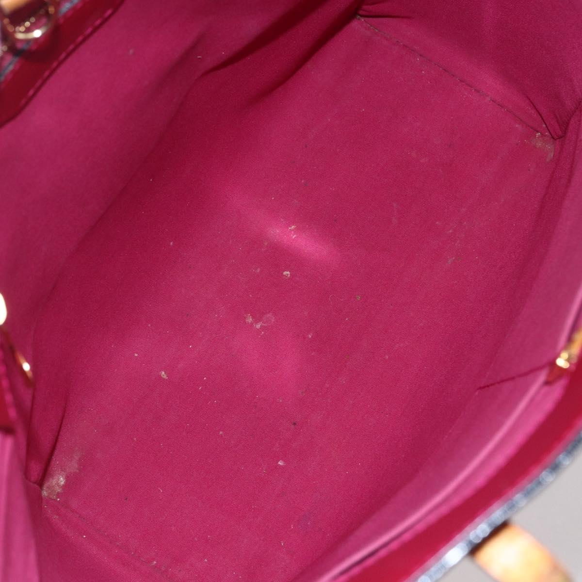 LOUIS VUITTON Monogram Vernis Catalina NS Bag Rose Andian M90013 LV Auth 155043