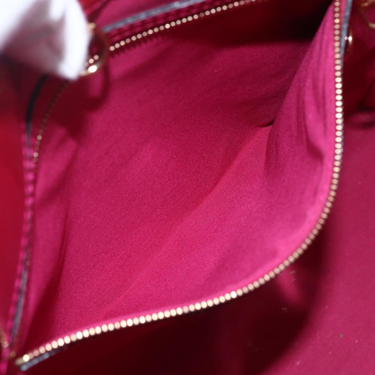 LOUIS VUITTON Monogram Vernis Catalina NS Bag Rose Andian M90013 LV Auth 155043