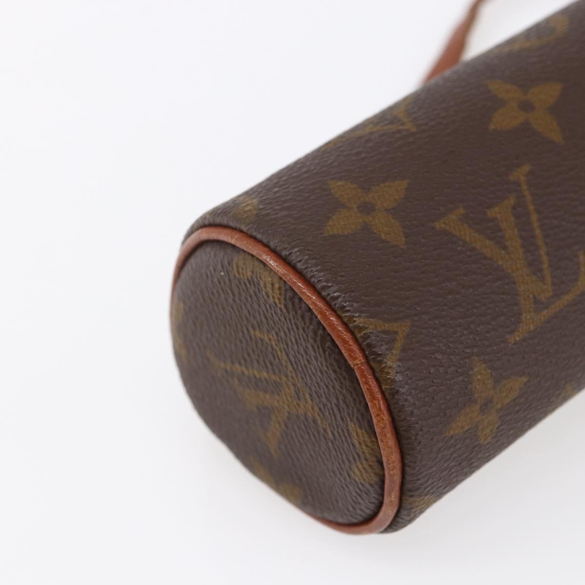 LOUIS VUITTON Monogram Papillon Pouch Vintage LV Auth 155045