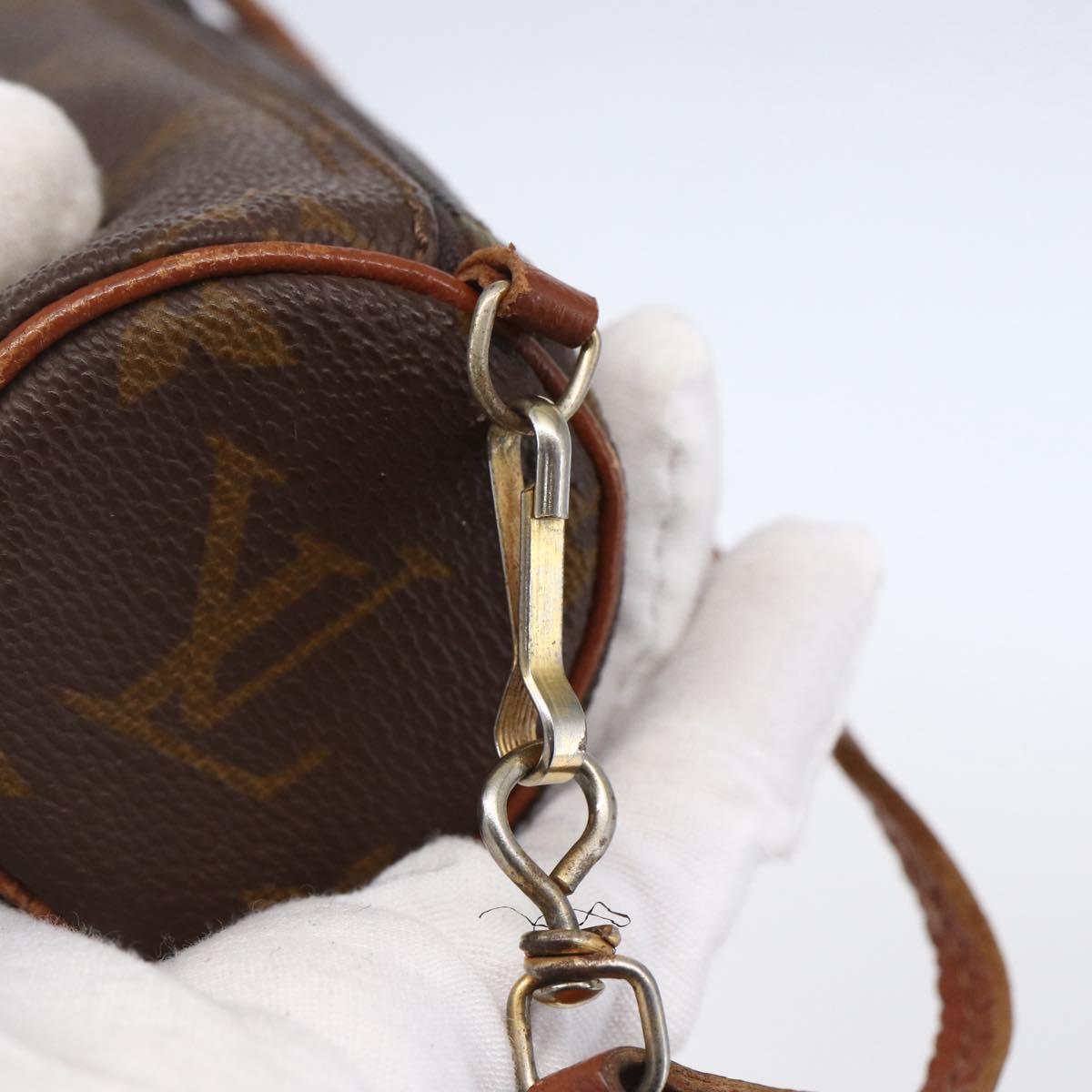 LOUIS VUITTON Monogram Papillon Pouch Vintage LV Auth 155045