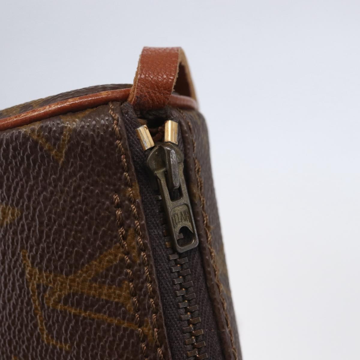 LOUIS VUITTON Monogram Papillon Pouch Vintage LV Auth 155045