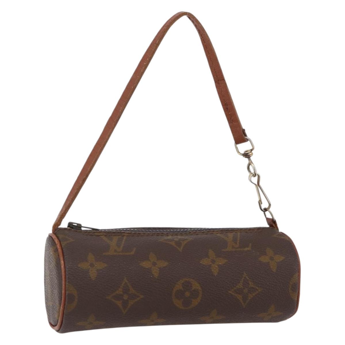 LOUIS VUITTON Monogram Papillon Pouch Vintage LV Auth 155045