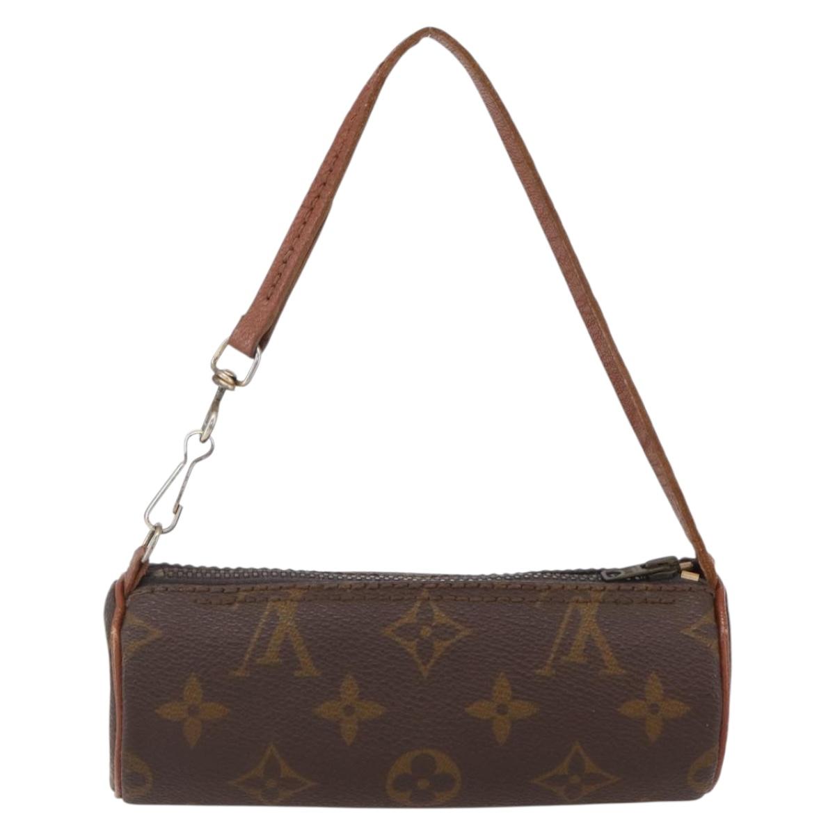 LOUIS VUITTON Monogram Papillon Pouch Vintage LV Auth 155045