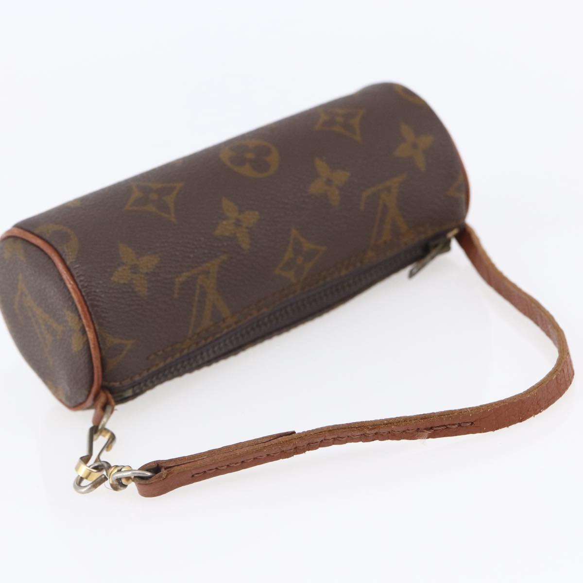 LOUIS VUITTON Monogram Papillon Pouch Vintage LV Auth 155045