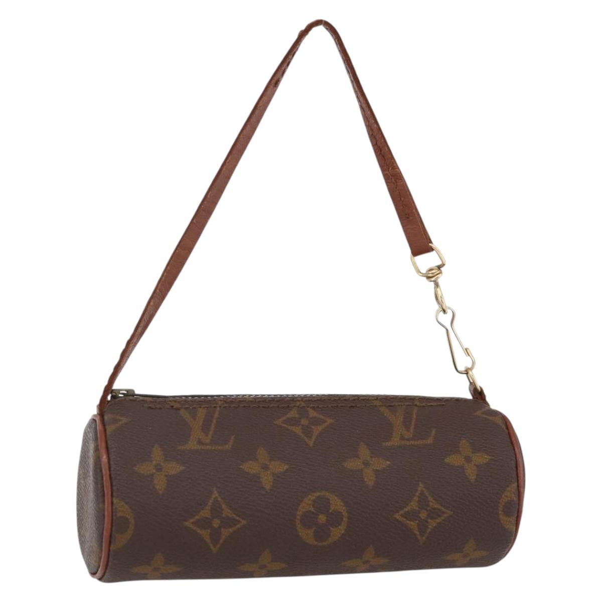 LOUIS VUITTON Monogram Papillon Pouch Vintage LV Auth 155046