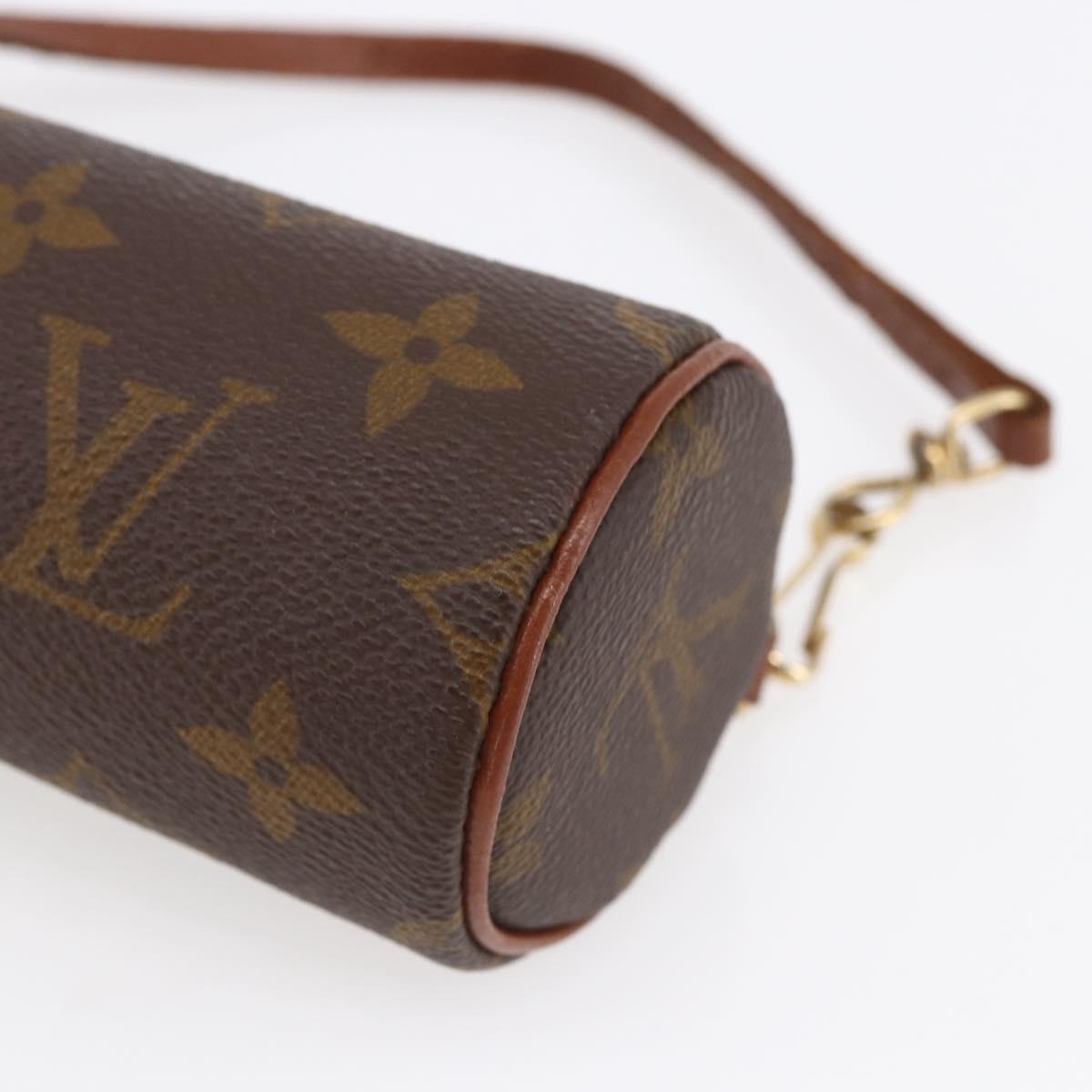LOUIS VUITTON Monogram Papillon Pouch Vintage LV Auth 155046