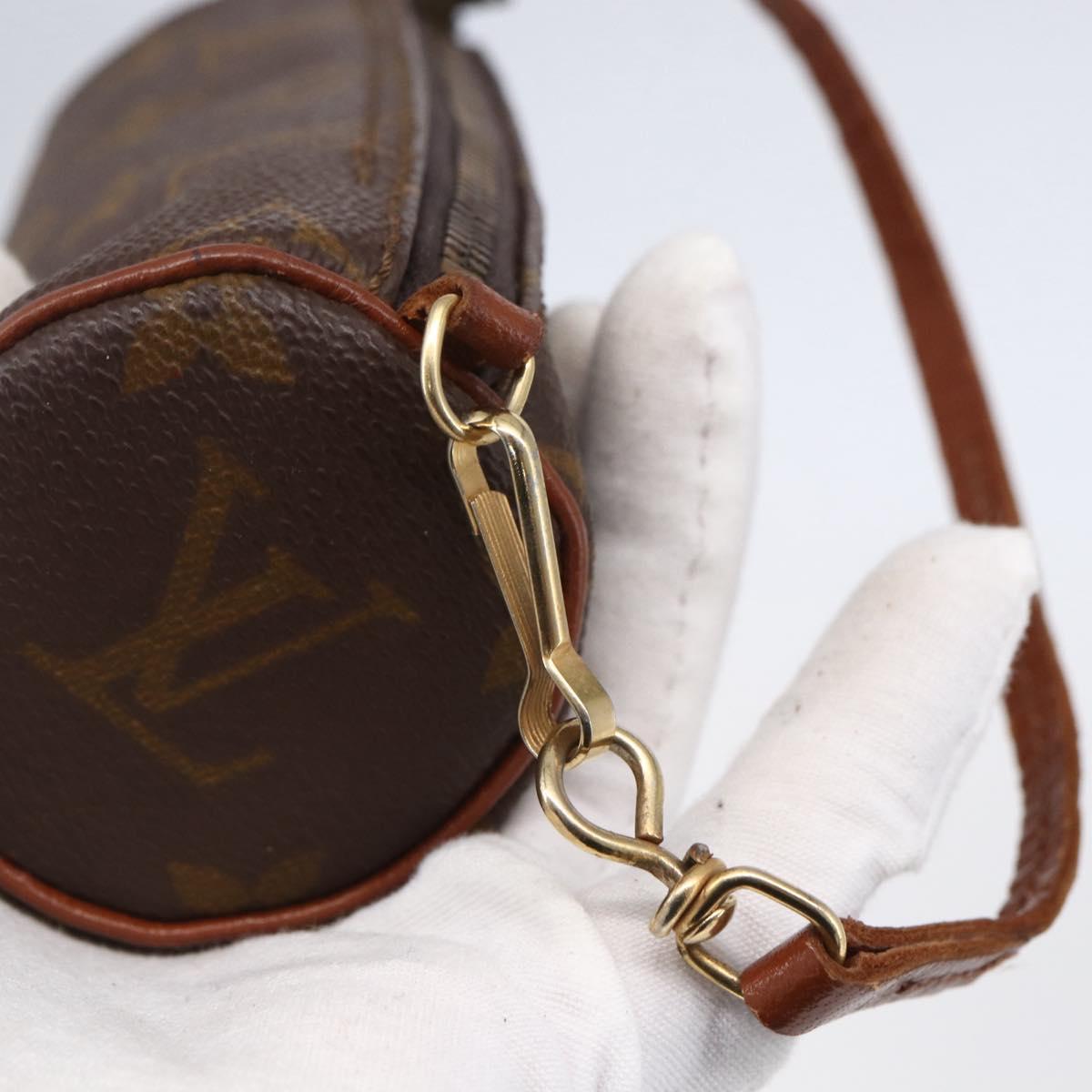 LOUIS VUITTON Monogram Papillon Pouch Vintage LV Auth 155046