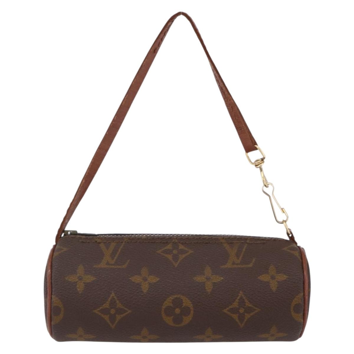 LOUIS VUITTON Monogram Papillon Pouch Vintage LV Auth 155046