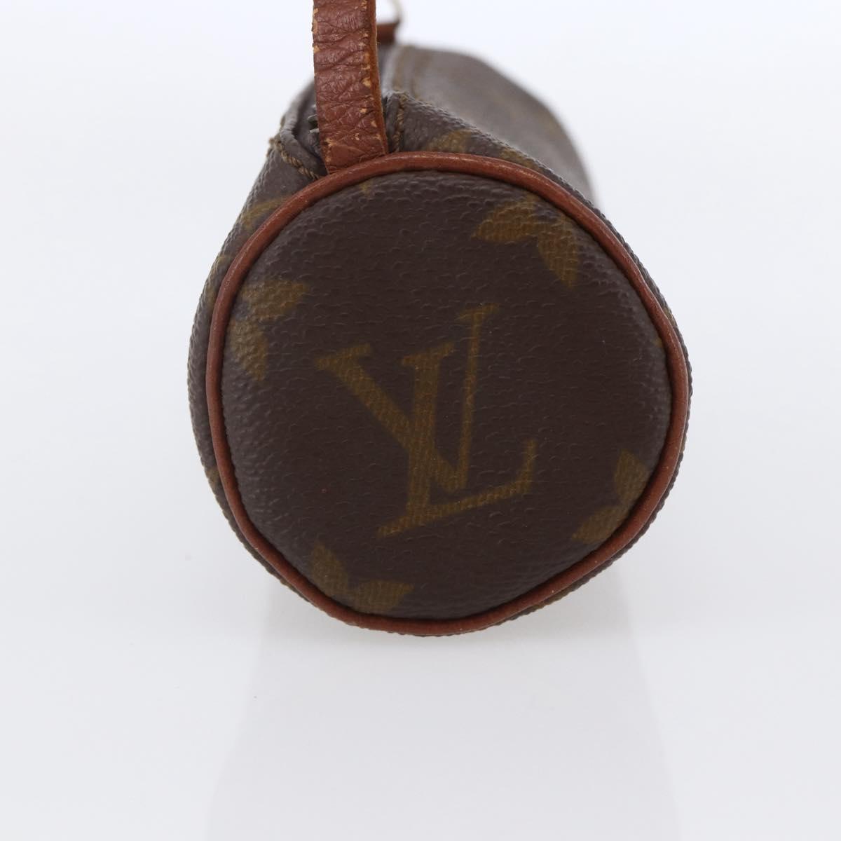LOUIS VUITTON Monogram Papillon Pouch Vintage LV Auth 155046