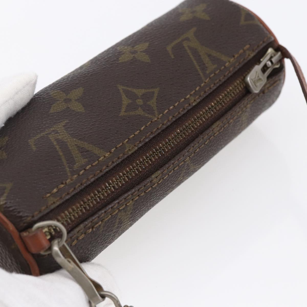 LOUIS VUITTON Monogram Papillon Pouch LV Auth 155047