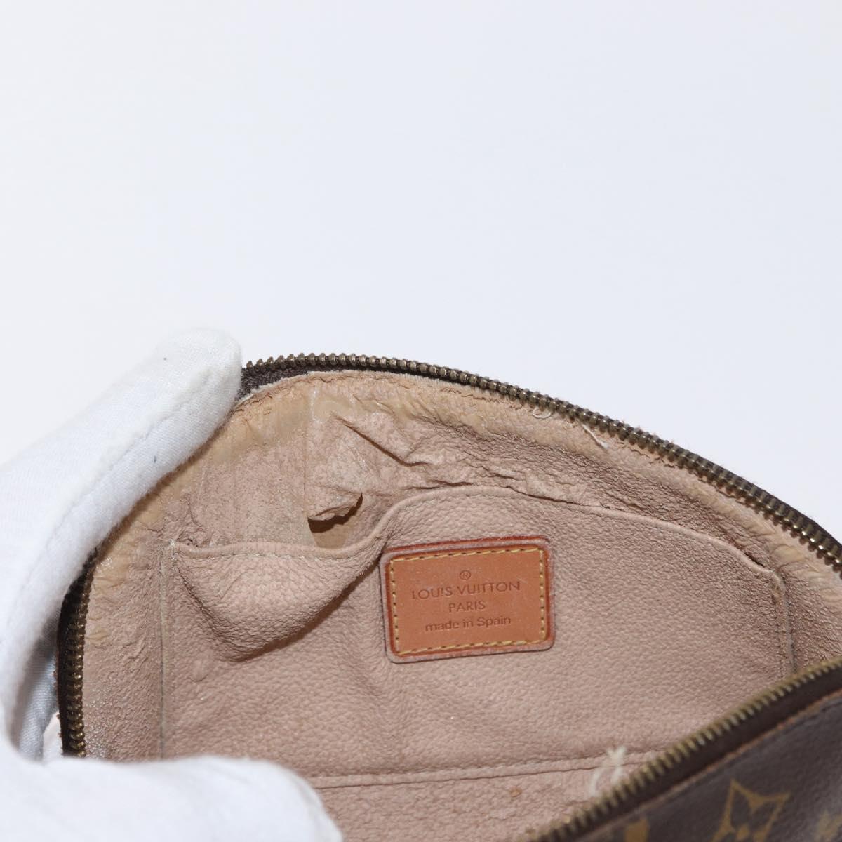 LOUIS VUITTON Monogram Pochette Cosmetic PM Pouch M43998 LV Auth 155048