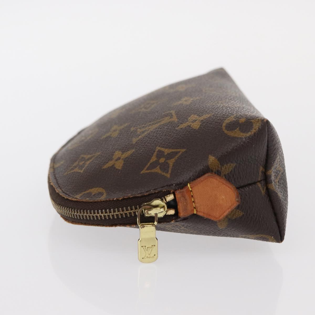 LOUIS VUITTON Monogram Pochette Cosmetic PM Pouch M43998 LV Auth 155048