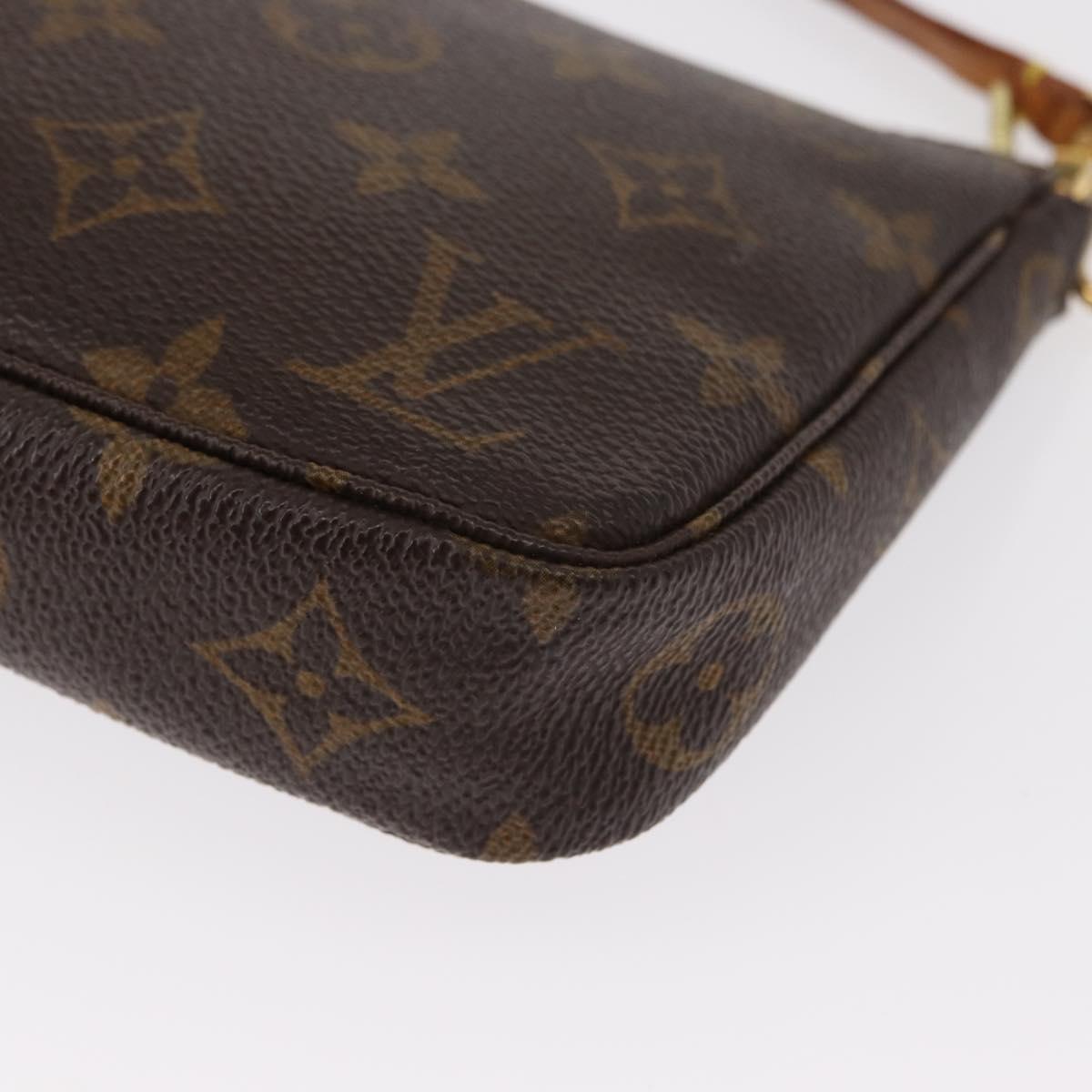 LOUIS VUITTON Monogram Pochette Accessoires Pouch M51980 LV Auth 155049