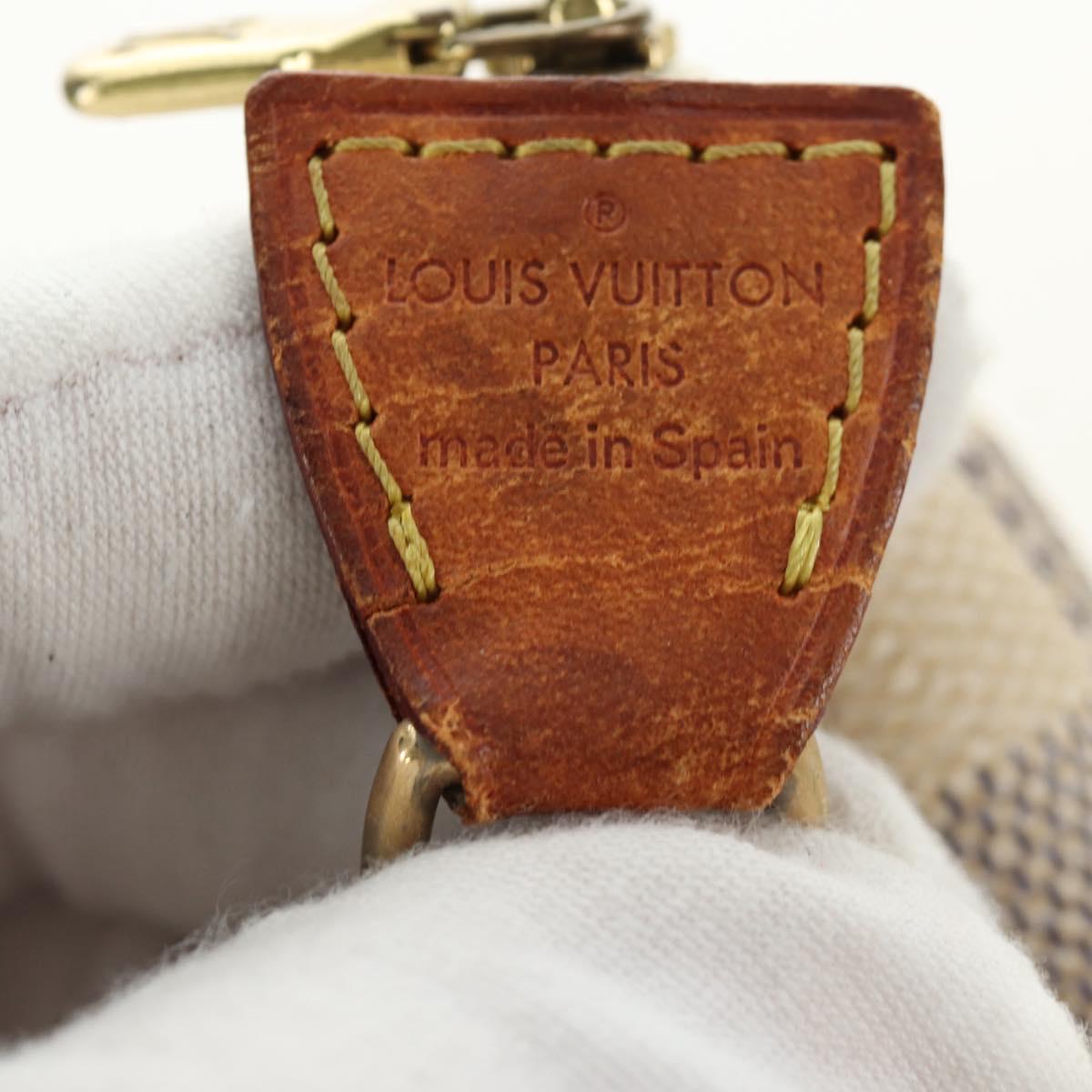 LOUIS VUITTON Damier Azur Pochette Accessoires Pouch N51986 LV Auth 155051
