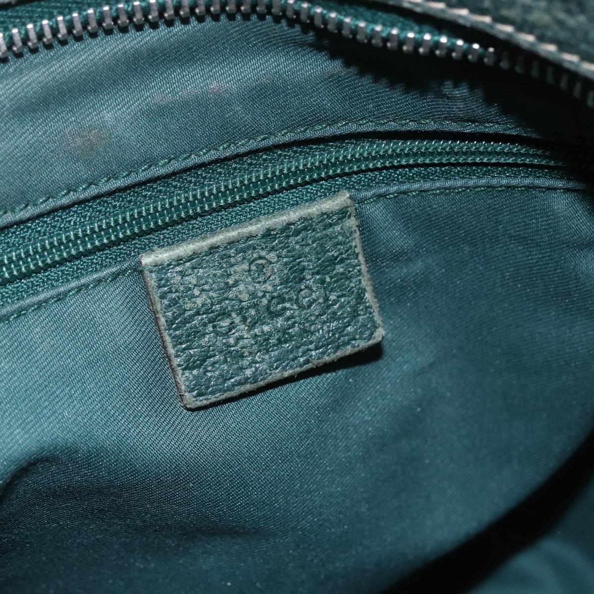 GUCCI GG Canvas Web Sherry Line Shoulder Bag Beige Red Green 145809 Auth 155064