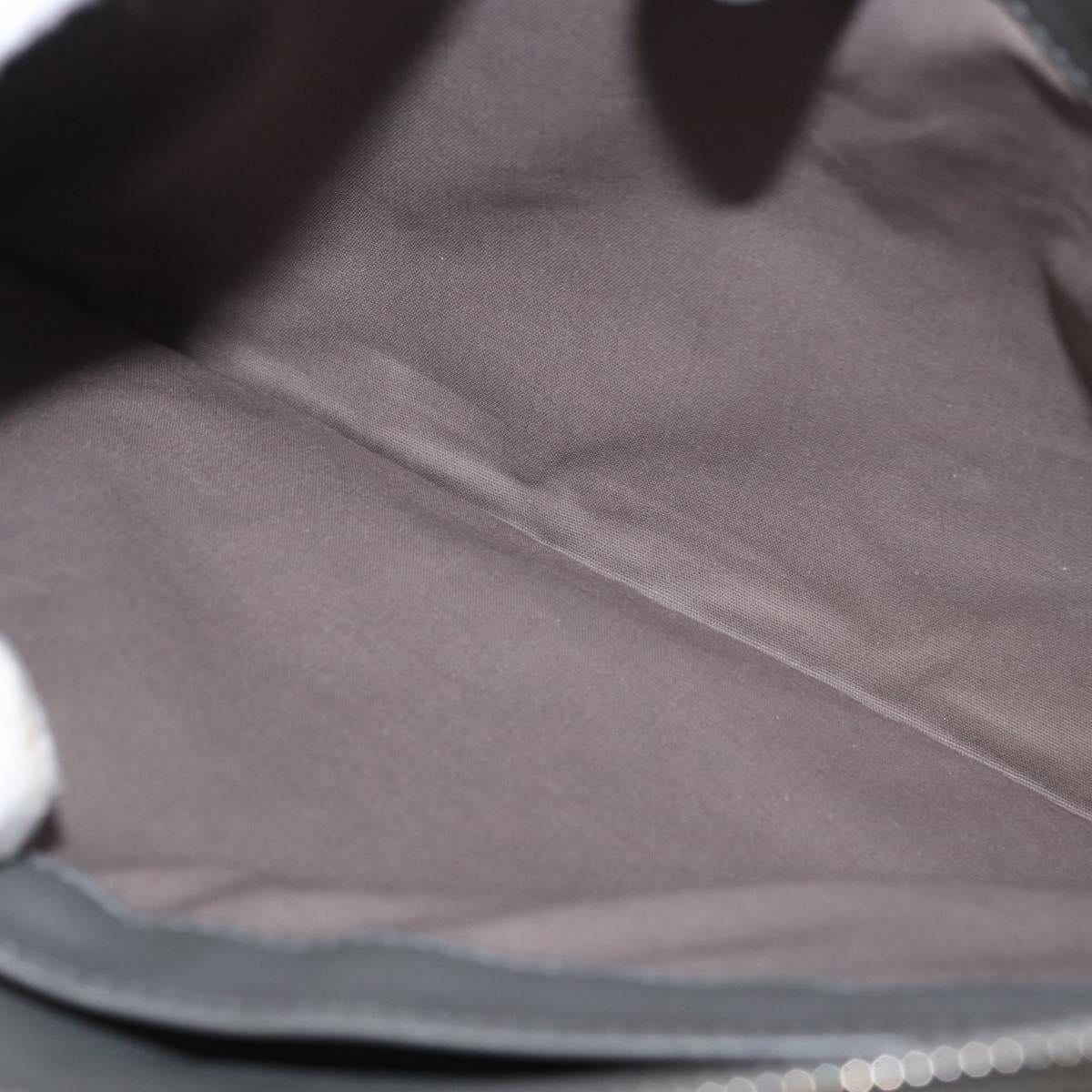 BOTTEGA VENETA INTRECCIATO Clutch Bag Leather Gray Auth 155090