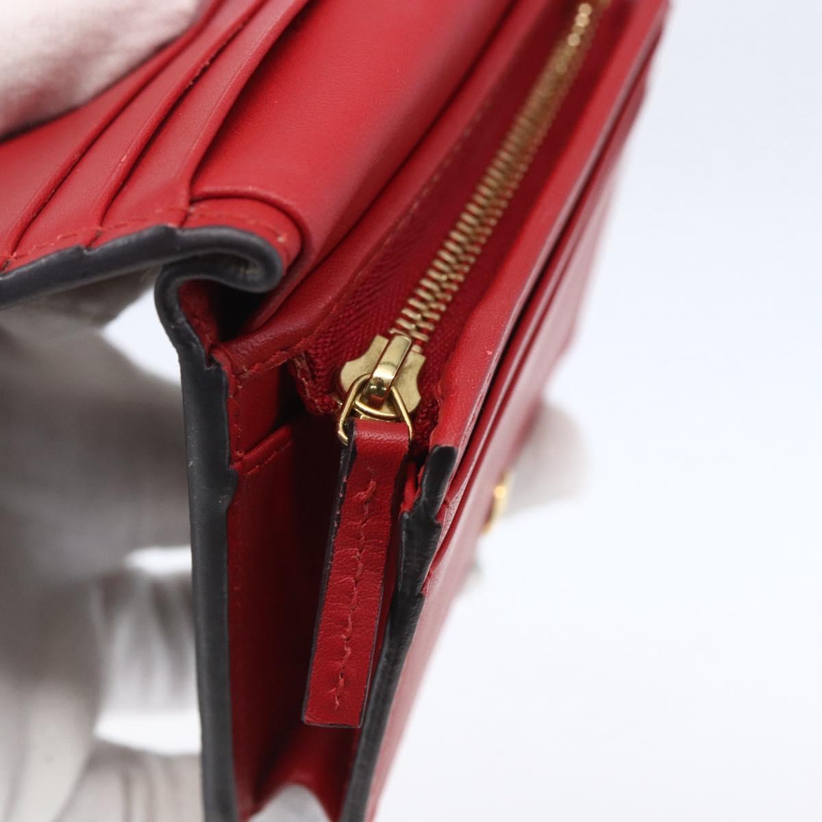 GUCCI GG Supreme Bifold Wallet PVC Leather Beige 499380 Auth 155101