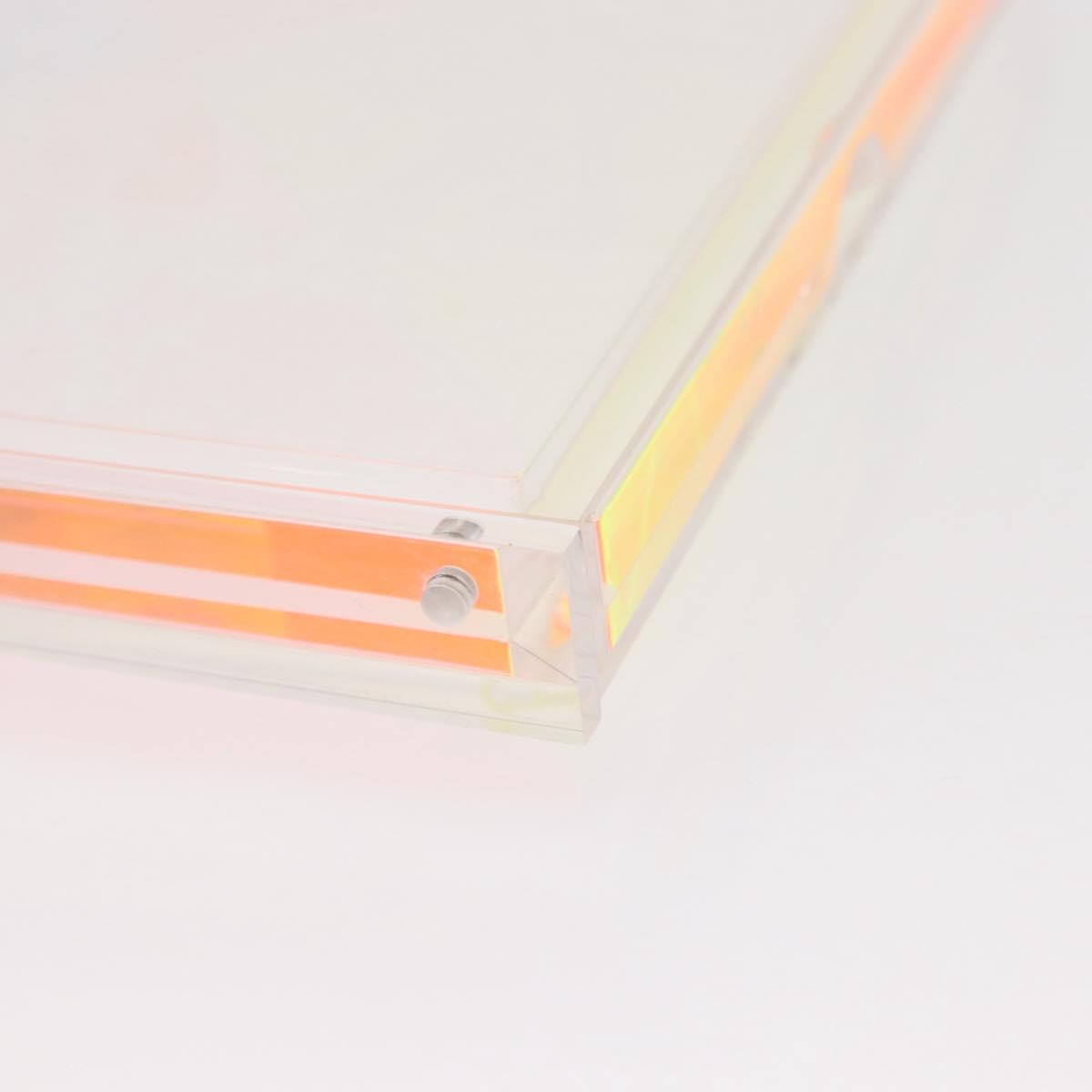 LOUIS VUITTON Puzzle Domino Glass Clear GI0480 LV Auth 155102M