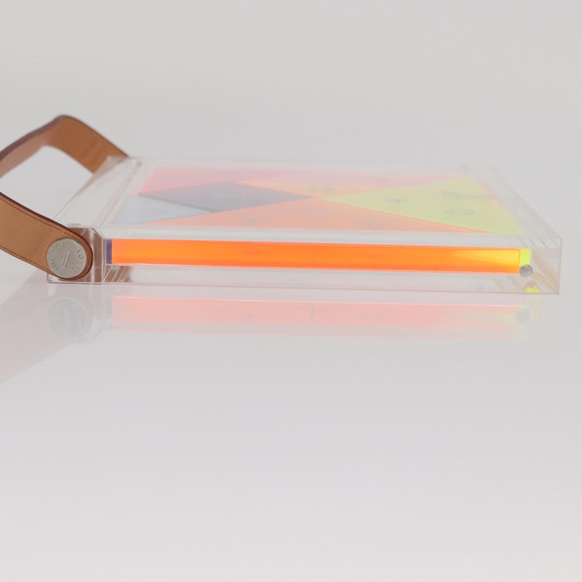 LOUIS VUITTON Puzzle Domino Glass Clear GI0480 LV Auth 155102M