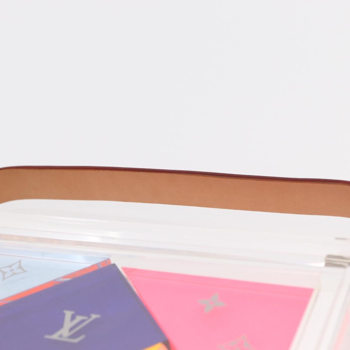 LOUIS VUITTON Puzzle Domino Glass Clear GI0480 LV Auth 155102M