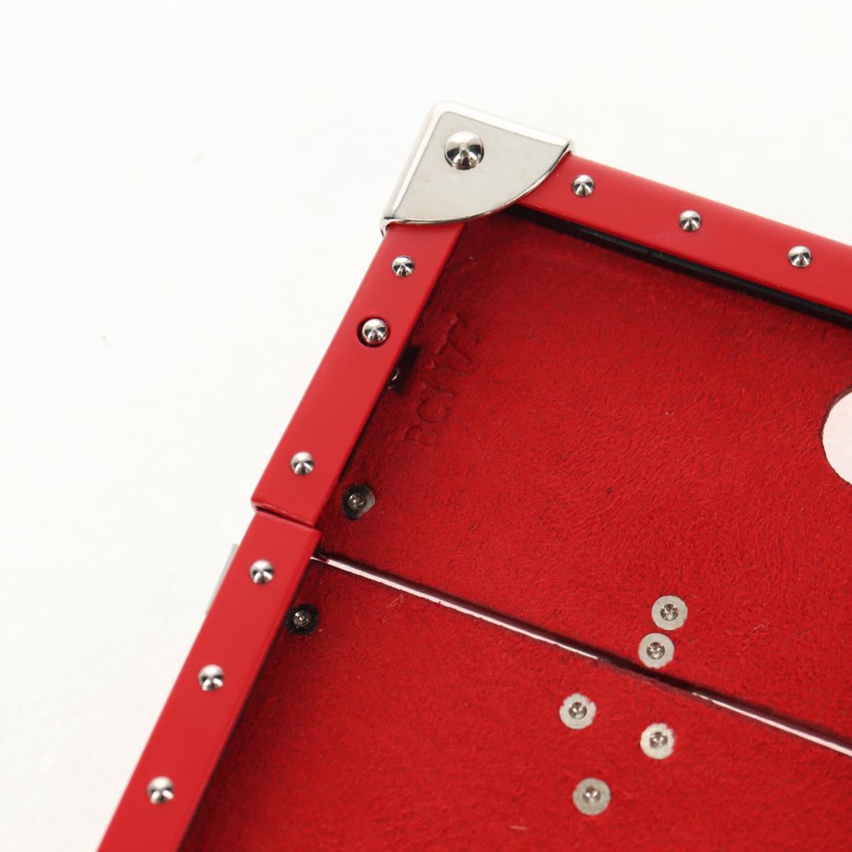 LOUIS VUITTON Louis Vuitton × Supreme iPhone 7 Case Red M67758 LV Auth 155103M